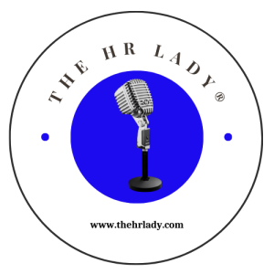 The HR Lady podcast logo