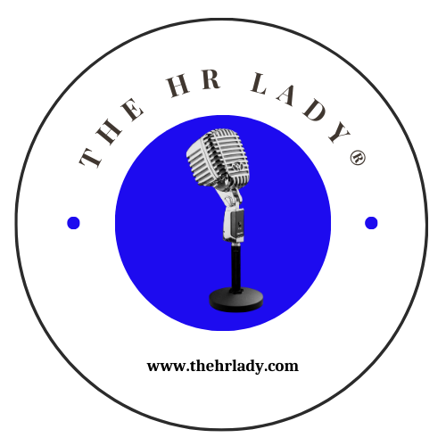 The HR Lady podcast logo