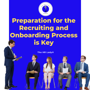 Recruiting and Onboarding Checklist, Preparation